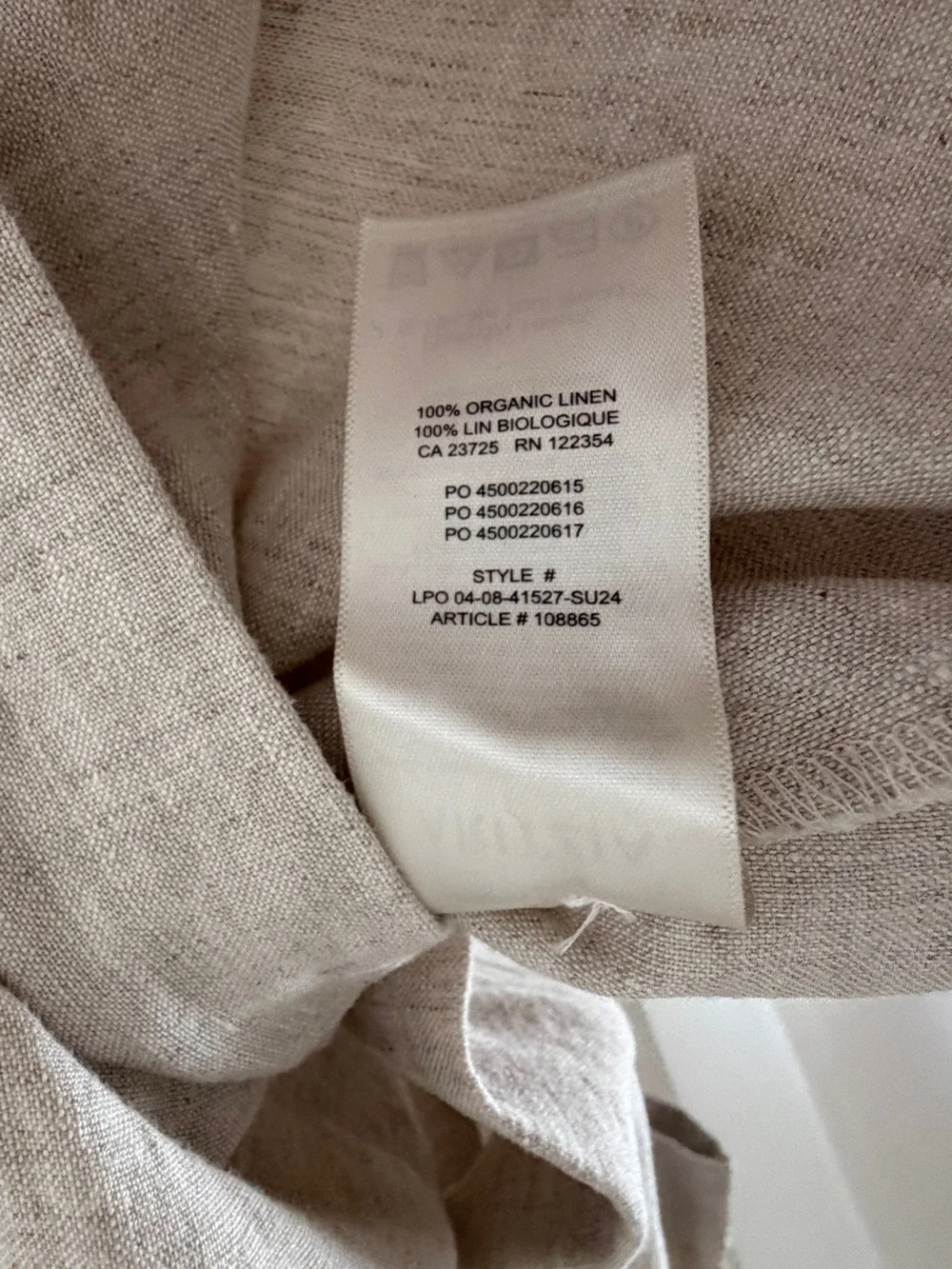 Aritzia Wilfred Eleta Linen Mini Dress - Picture 7 of 8